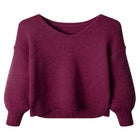 Cozy V-Neck Pullover Sweater image number 2