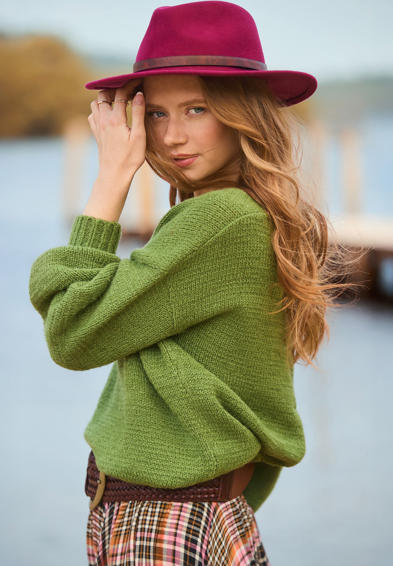 Cozy V-Neck Pullover Sweater image number 6