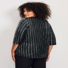 Split-Neck Foil Top image number 1