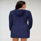 Chlorine Resistant Quick-Dry Hoodie Zip Front Cover Up image number null