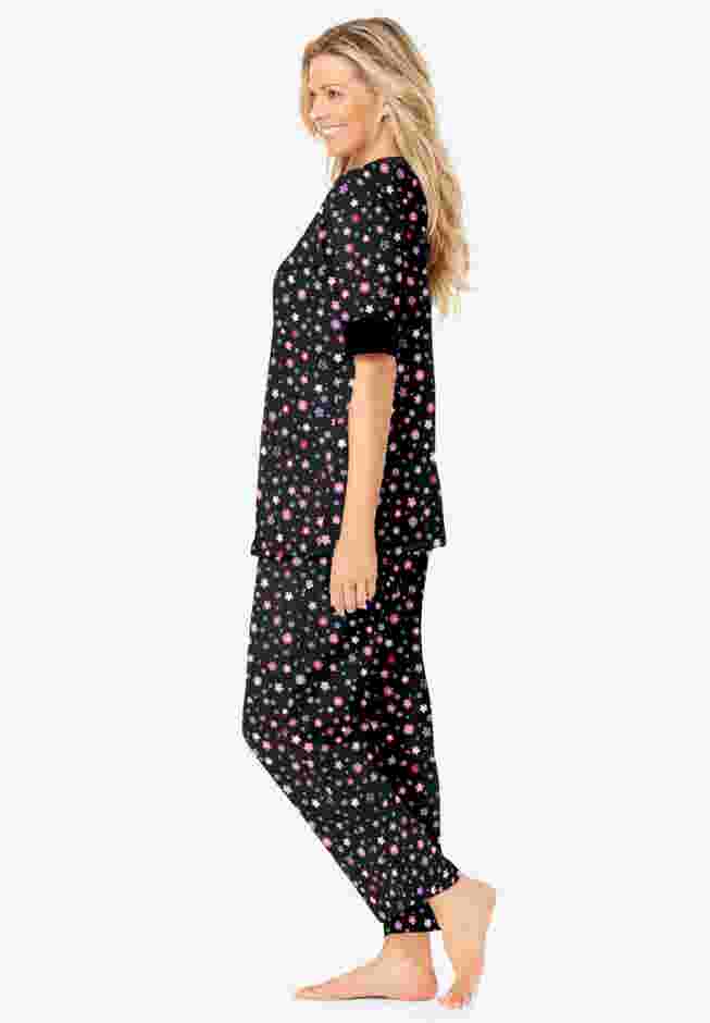 Printed Henley PJ Set image number 2