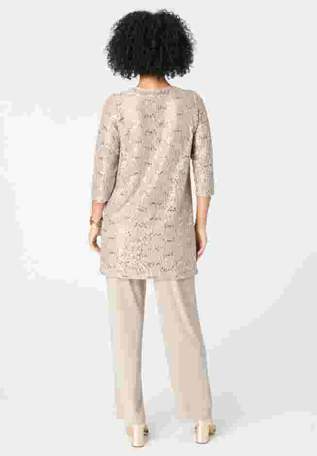 Three-Piece Lace Pant Set image number 1