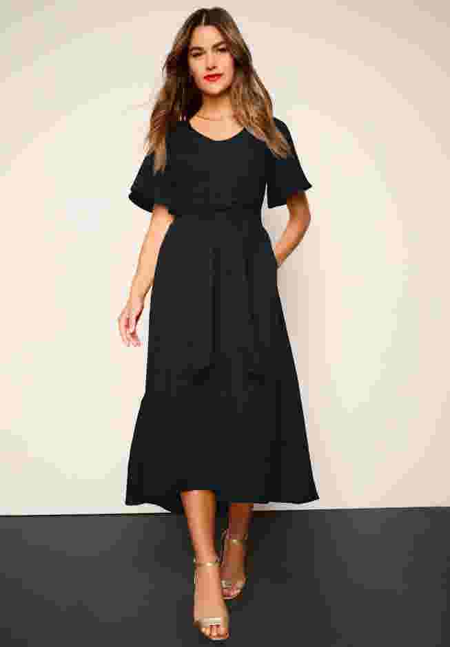 Bi-Stretch Wrap Dress image number 0