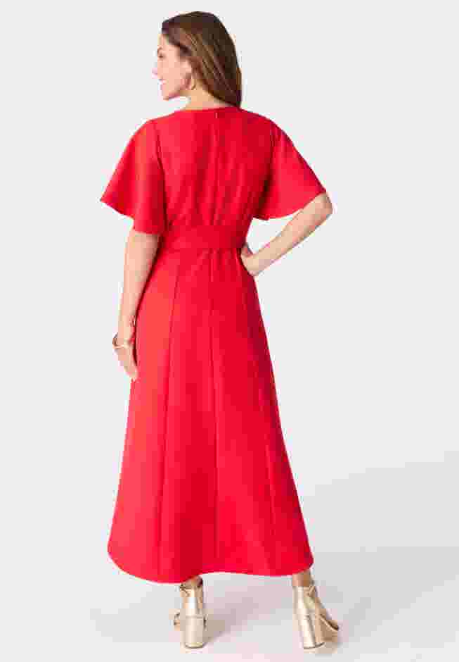 Bi-Stretch Wrap Dress image number 1
