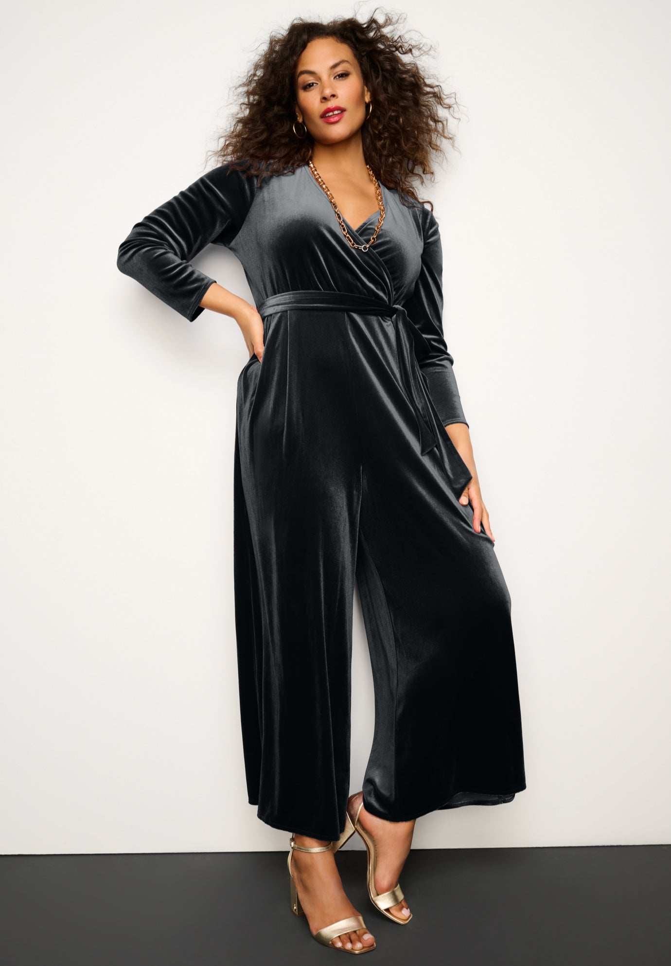 Velour Jumpsuit image number 0