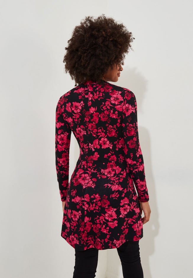 Stretch Knit Asymmetrical Tunic image number 4