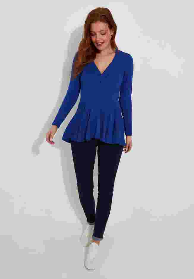Stretch Knit Babydoll Tunic image number 0