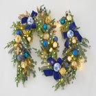 6 Ft. Pre-Lit Midnight Blue Garland image number null