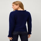 Ruffle Trim Pullover image number 1