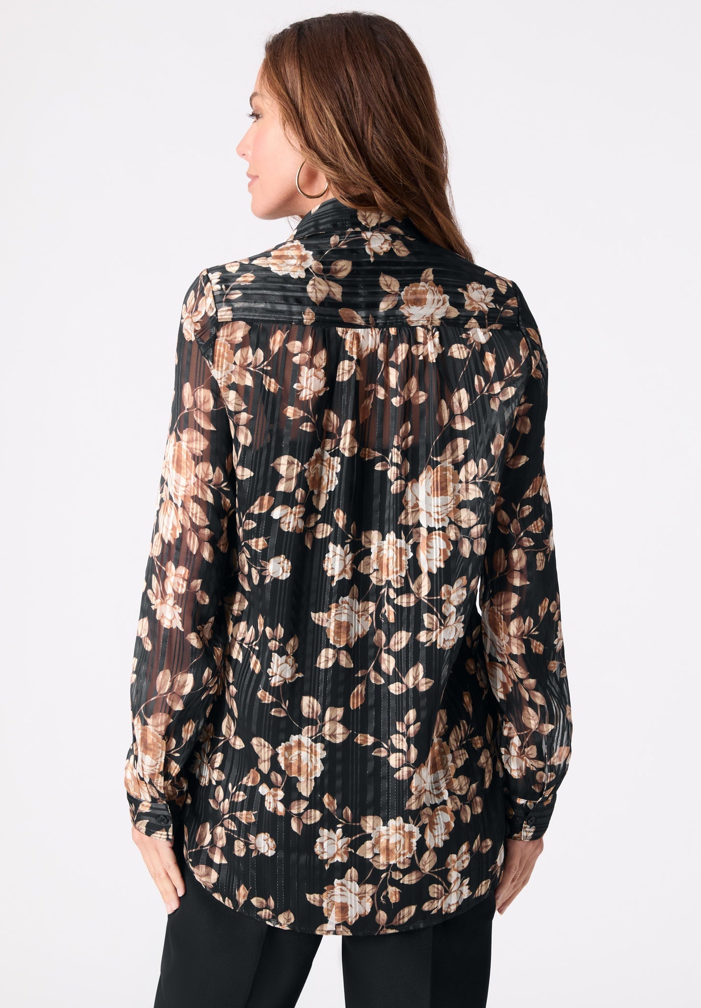 Kate Lurex Stripe Blouse image number 1