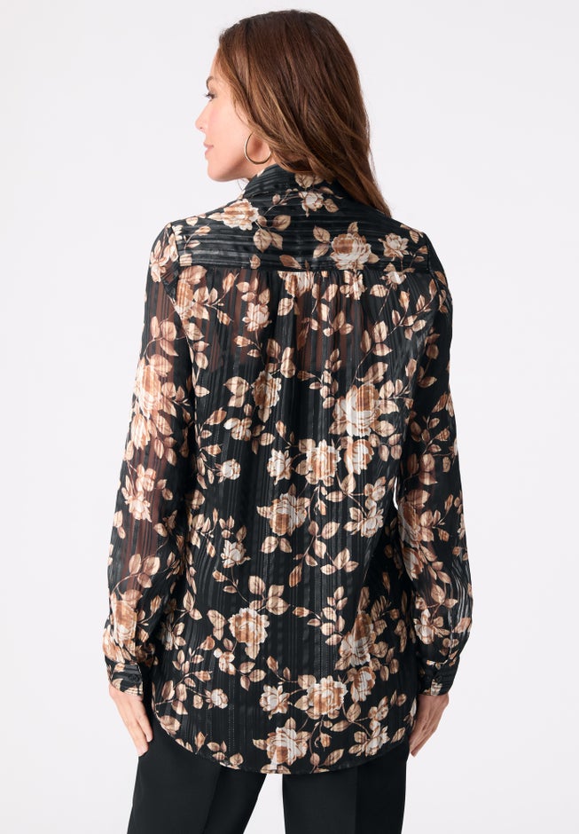 Kate Lurex Stripe Blouse image number 1