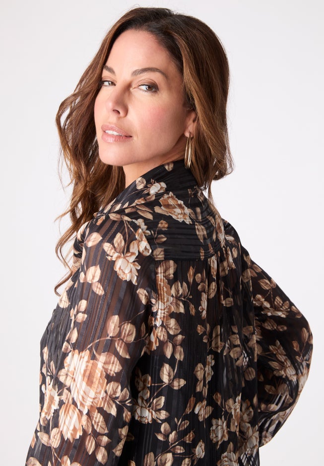 Kate Lurex Stripe Blouse image number 2