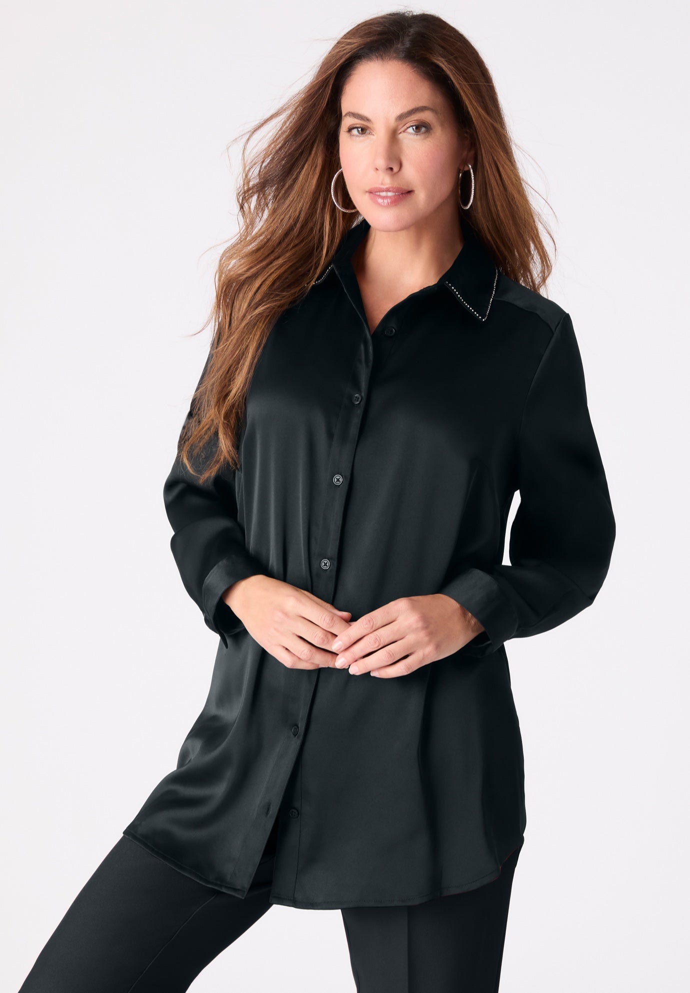 Kate Satin Blouse image number 1