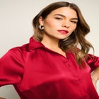 Kate Satin Blouse image number null