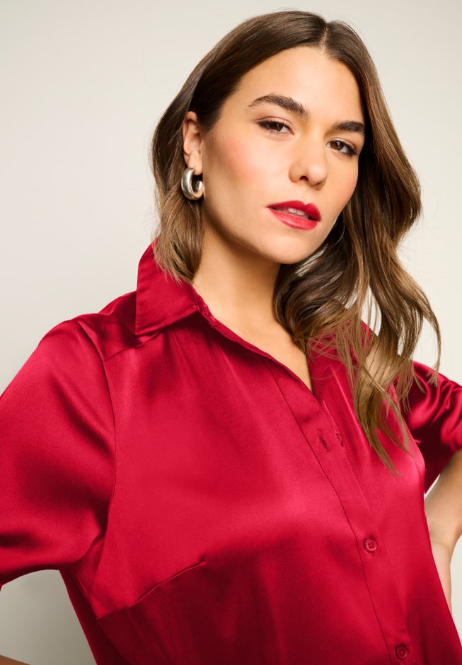 Kate Satin Blouse image number 2