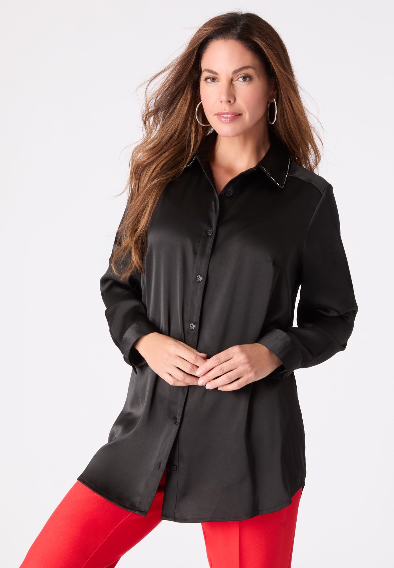 Kate Satin Blouse image number 0