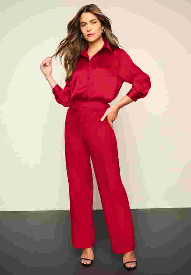 Kate Satin Blouse image number 0