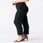 Plus Size Bi-Stretch Straight Leg Ankle Pant image number null