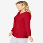 Satin Trim Sleep Tee image number null