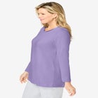 Satin Trim Sleep Tee image number null