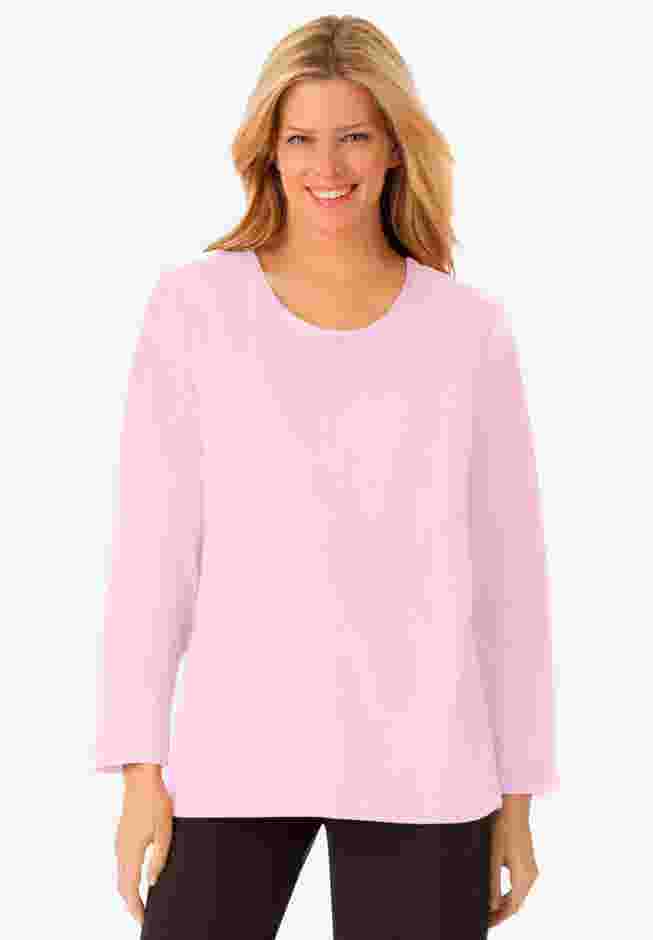 Satin Trim Sleep Tee image number 0