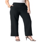 Plus Size Bi-Stretch Wide Leg Pant image number null