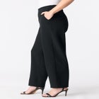 Plus Size Bi-Stretch Wide Leg Pant image number null