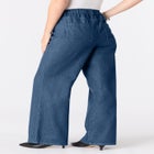 Plus Size Easy-Wear Wide Leg Jean image number null