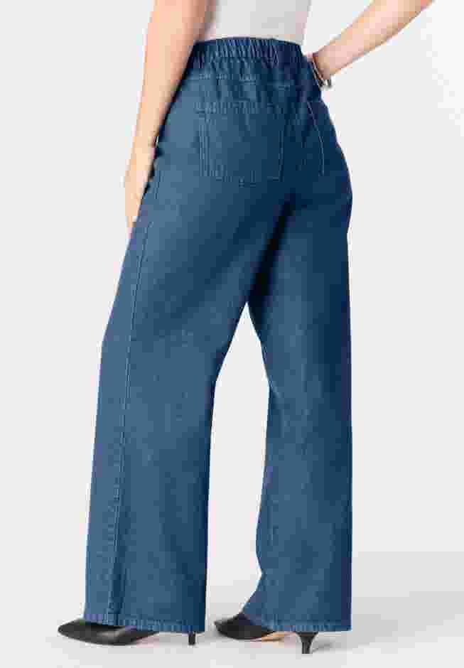 Easy-Wear Wide Leg Jean image number 1