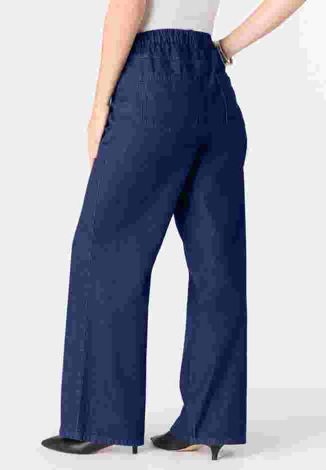 Easy-Wear Wide Leg Jean image number 1