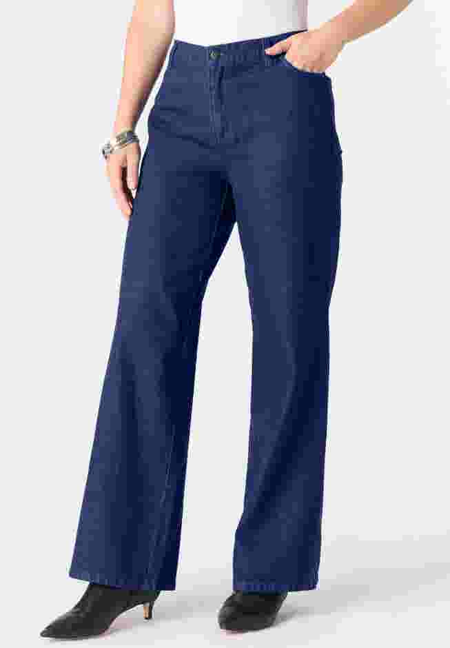 Easy-Wear Wide Leg Jean image number 0
