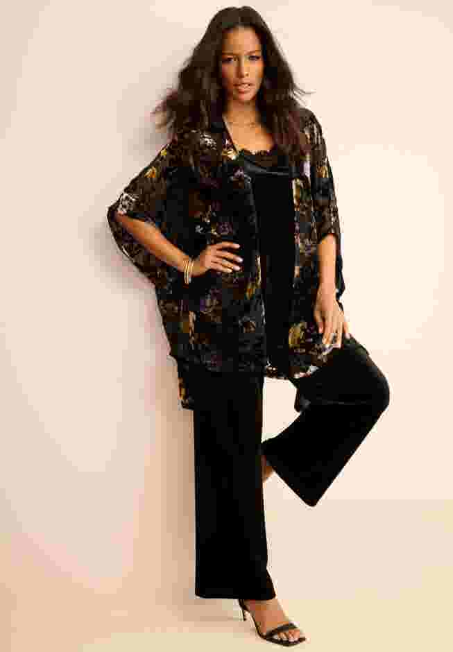 Velvet Burnout Kimono image number 0