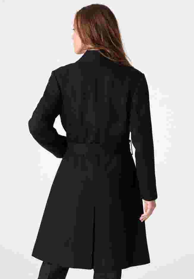 Belted Wool Blend Coat image number 1