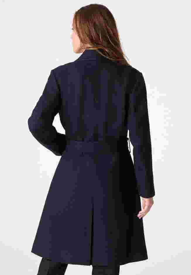 Belted Wool Blend Coat image number 1