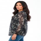 Swing Chiffon Pleated Blouse image number null