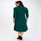 V-Neck Midi Dress image number null