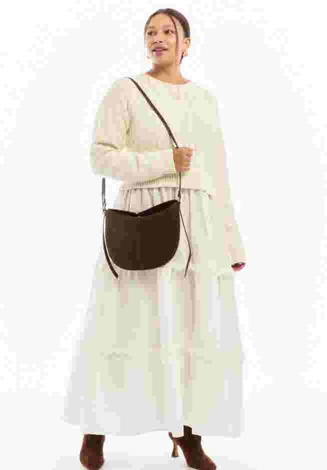 Tiered Mixed-Media Maxi Dress image number 0