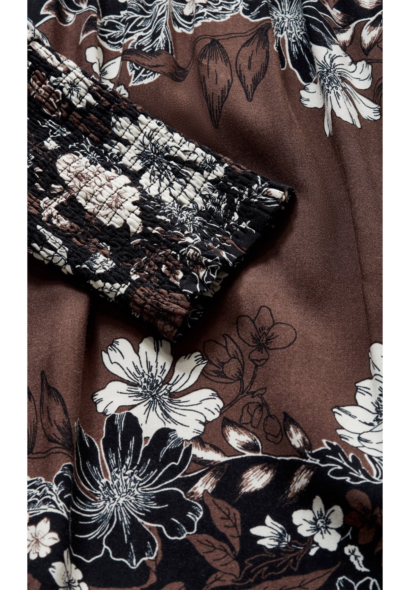 Cassia Puff Sleeves Ruffle Placement Dress image number 5