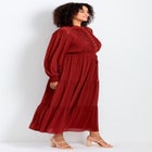 Jasmine Long Sleeve Tiered Maxi Dress image number 2