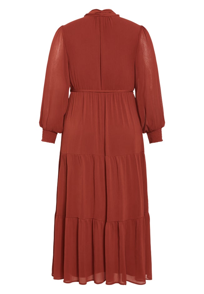 Jasmine Long Sleeve Tiered Maxi Dress image number 4