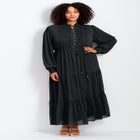 Jasmine Long Sleeve Tiered Maxi Dress image number 0