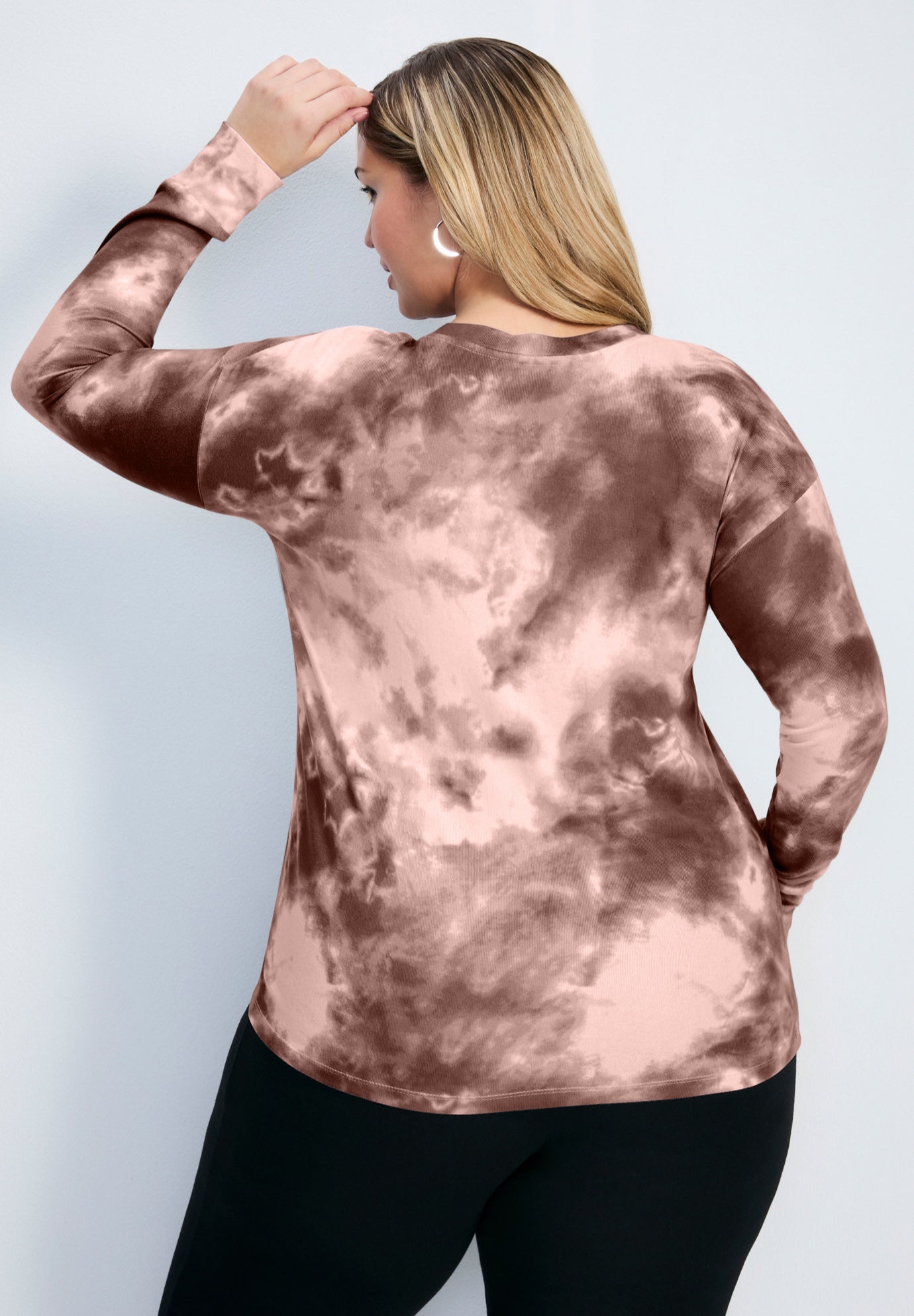 Skylar Tie Dye Hacci Top image number 1