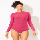 Chlorine Resistant Quick-Dry Long Sleeve Swim Rash Guard image number null