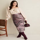 Boat Neck Balloon-Sleeve Blouse image number null