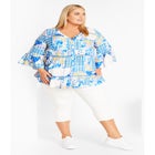 Laura Print Shirt image number 3