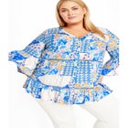 Laura Print Shirt image number 0