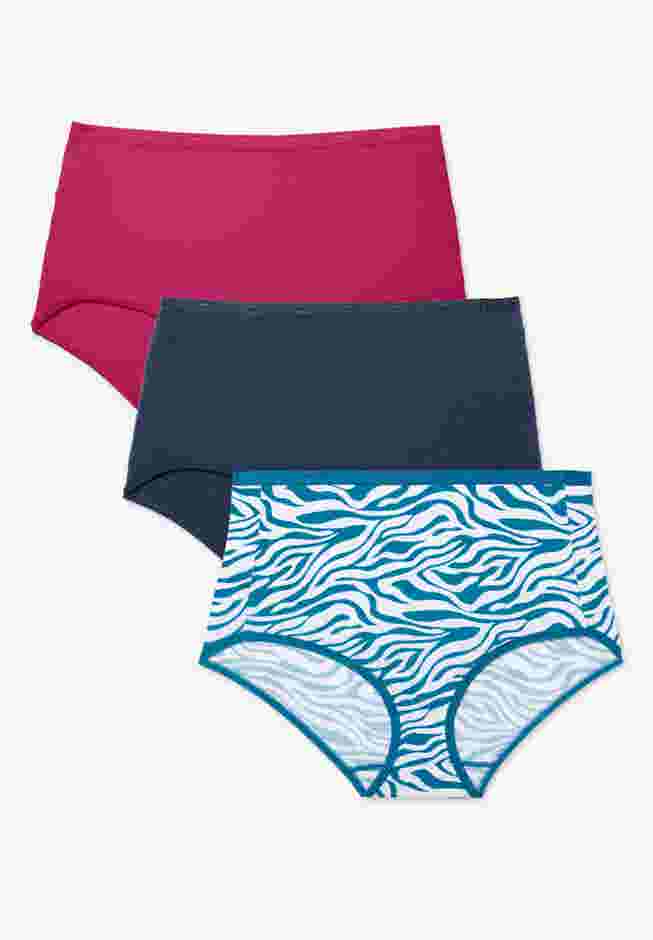 Full-Cut Cotton Spandex Brief 3-Pack image number 0