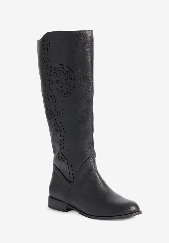 The Lili Tall Wide Calf Boot By Comfortview image number 0