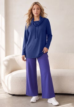 Comfort+ Fleece Cowl Neck Sweatshirt