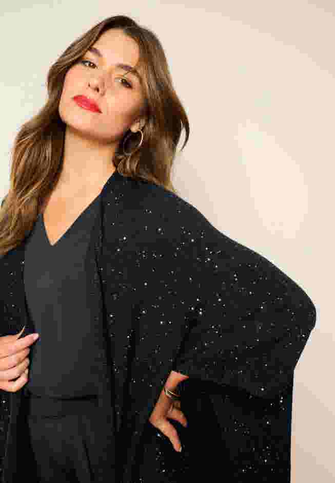 Sequin Poncho image number 1